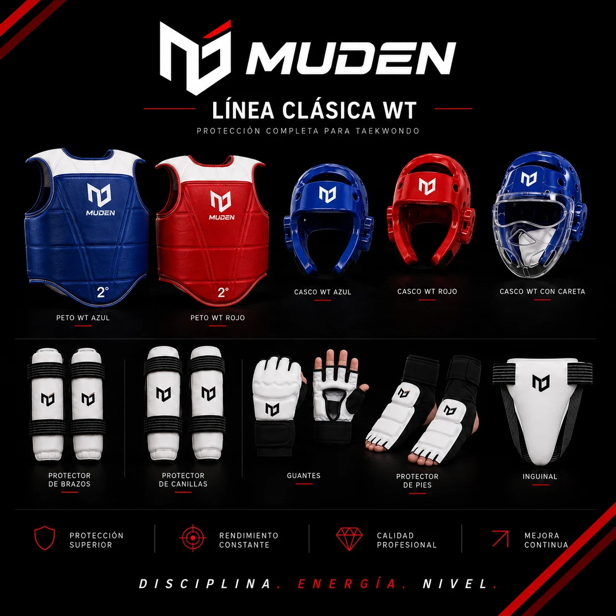 Pack completo de protección MUDEN